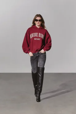 Alec Hoodie Sport Cabernet