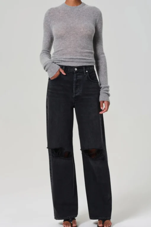 Alessia Crewneck Sweater Dark Heather Grey
