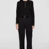 Alessia Long Sleeve Tee Black