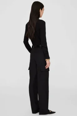 Alessia Long Sleeve Tee Black