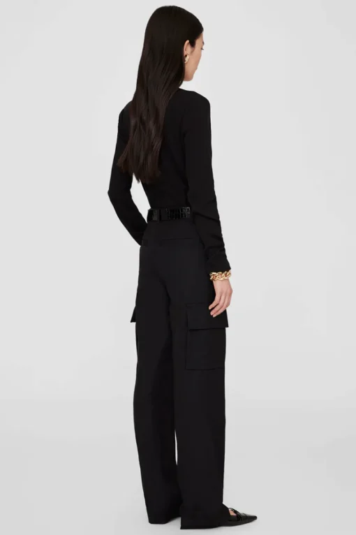 Alessia Long Sleeve Tee Black
