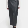 Antihero Leather Skirt Black