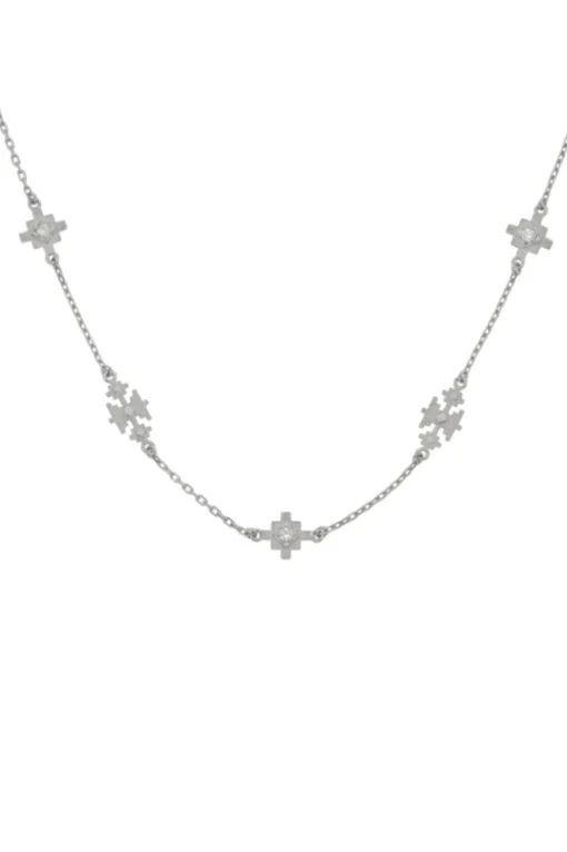 Ayllu Necklace Sterling Silver - White Zircon