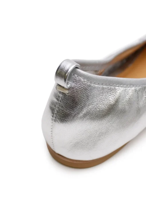 Ballet Flat Silver