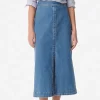 Curtis Skirt Indigo Clair