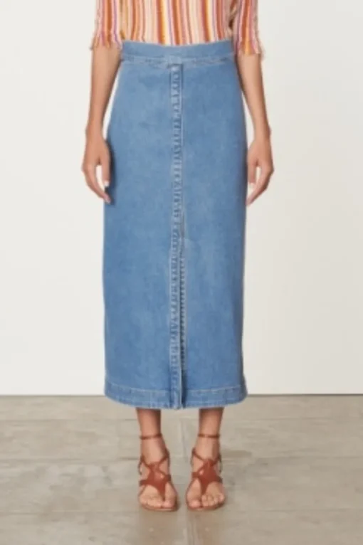 Curtis Skirt Indigo Clair