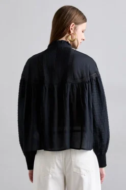 Dahlia Blouse Black