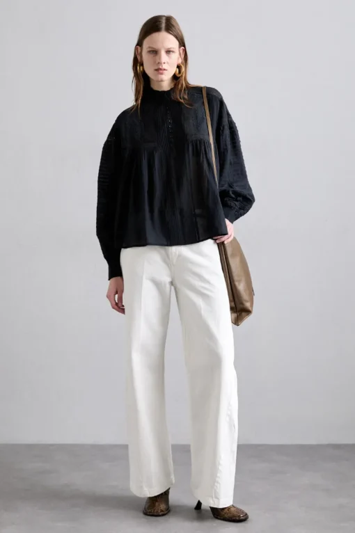 Dahlia Blouse Black