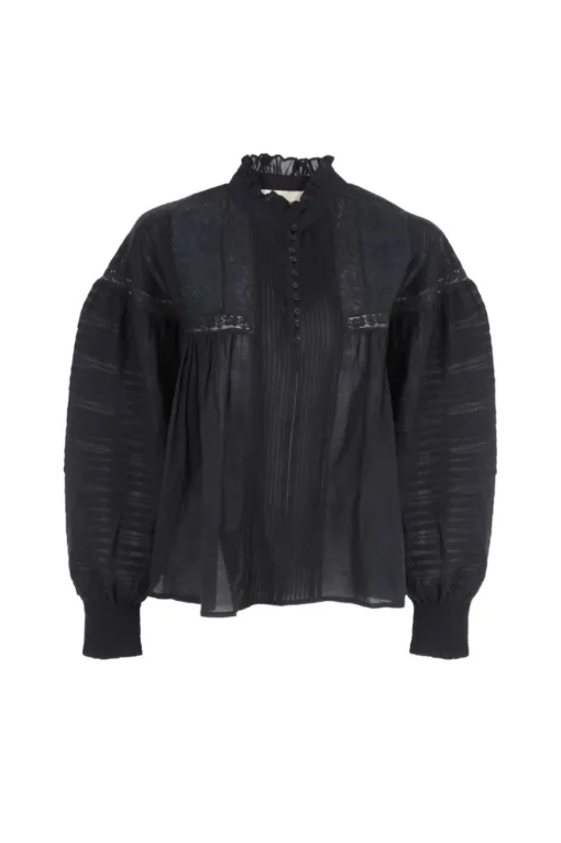 Dahlia Blouse Black