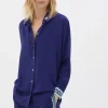 Deep Sea Contrast Long Sleeve Shirt