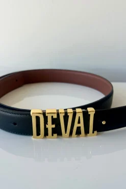Deval Reversible Belt Black/ Tan Excluding Buckle