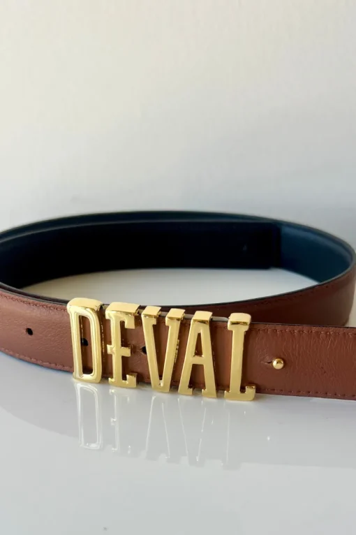 Deval Reversible Belt Black/ Tan Excluding Buckle