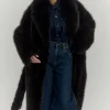 Ebony Shearling Coat Infusion