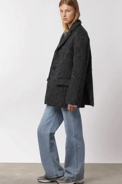 Emily Mohair Blazer Grey