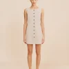 Emma Button Down Dress Natural