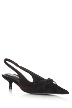 Eva Mule Choc Suede