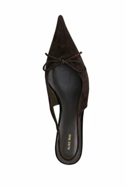 Eva Mule Choc Suede