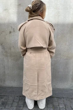 Everly Wool Coat Beige