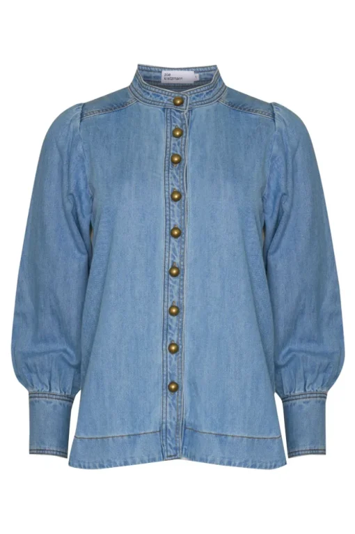 Hanker Top Light Washed Denim