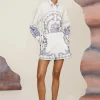 Hazel Embroidered Shorts White
