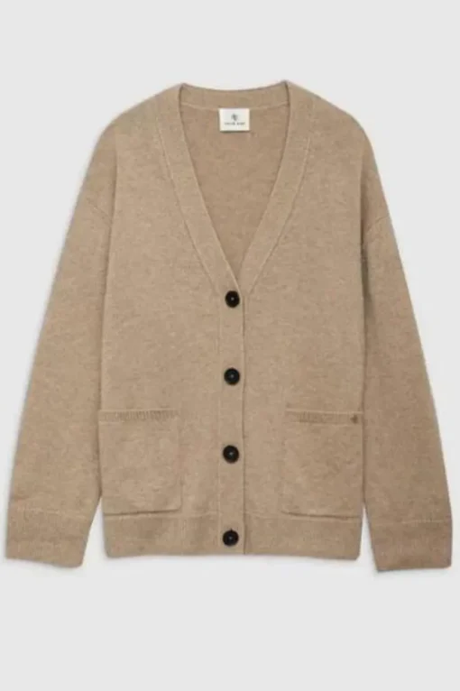 Jackson Cashmere Cardigan Brown