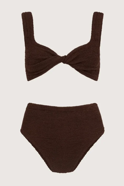 Jamie Bikini Metallic Chocolate
