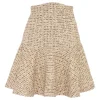 Julia Mini Skirt Tweed Cappuccino