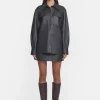 Kingpin Leather Shirt Chocolate