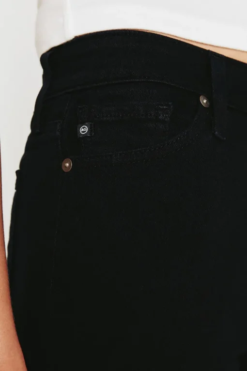 Mari High Rise Straight Opulent Black