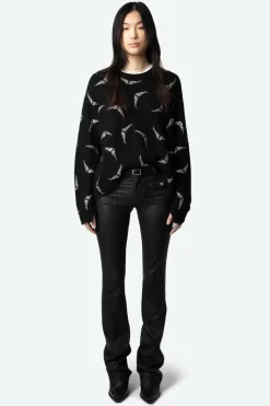 Markus Diamanté Wings Jumper Noir