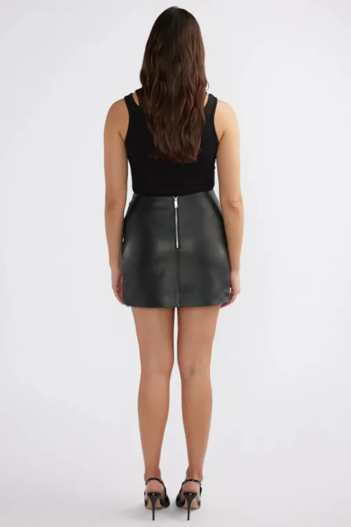 Melissa Leather Skirt