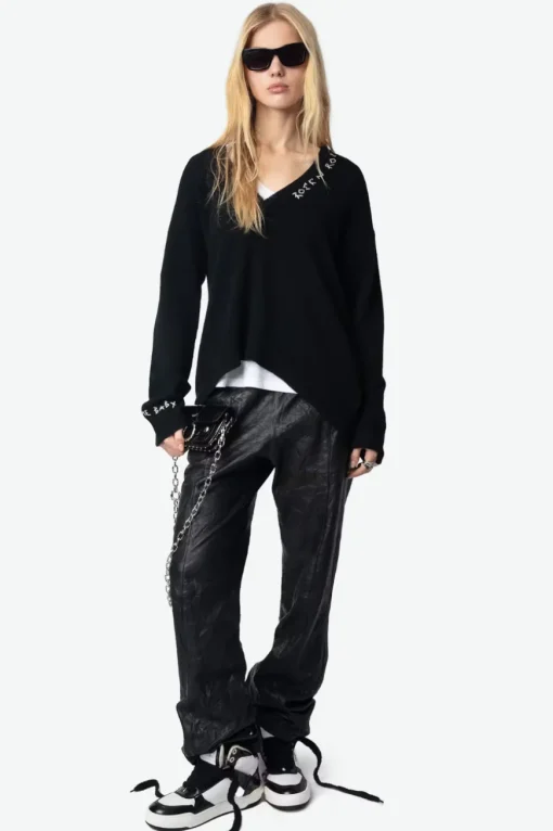 Miky Jumper 100% Cashmere Black
