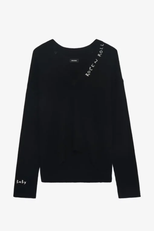 Miky Jumper 100% Cashmere Black