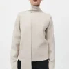 Milano Knit Scarf Jumper Creme