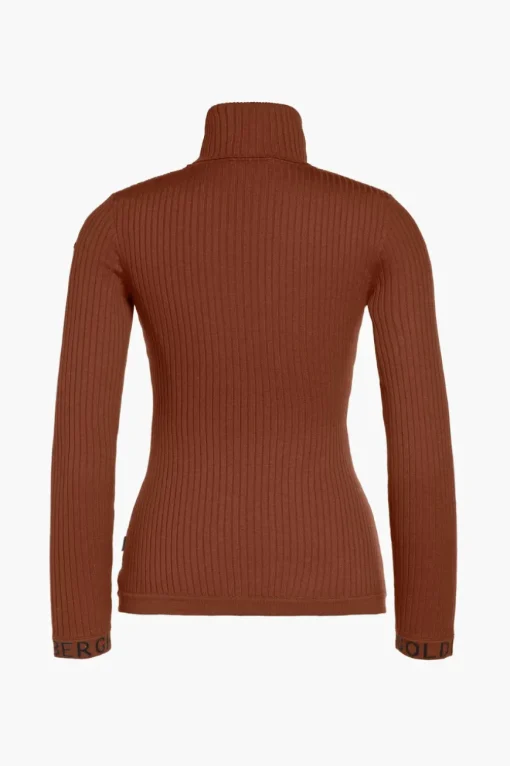 Mira Long Sleeve Knit Sweater Mocha