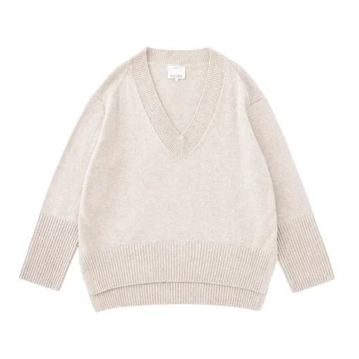 N.84 Cashmere Blend Oversized V Neck Shell