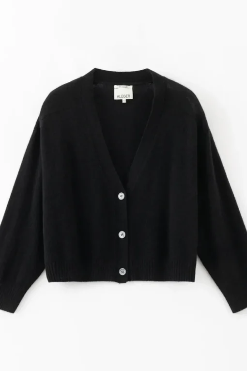 N275C Cashmere Cardigan Black