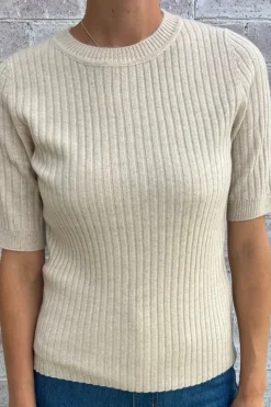 N48C Short Sleeve Pullover Sand