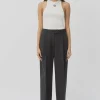 Nora Rib Top White