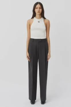 Nora Rib Top White