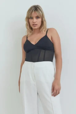 Omega Bustier Black