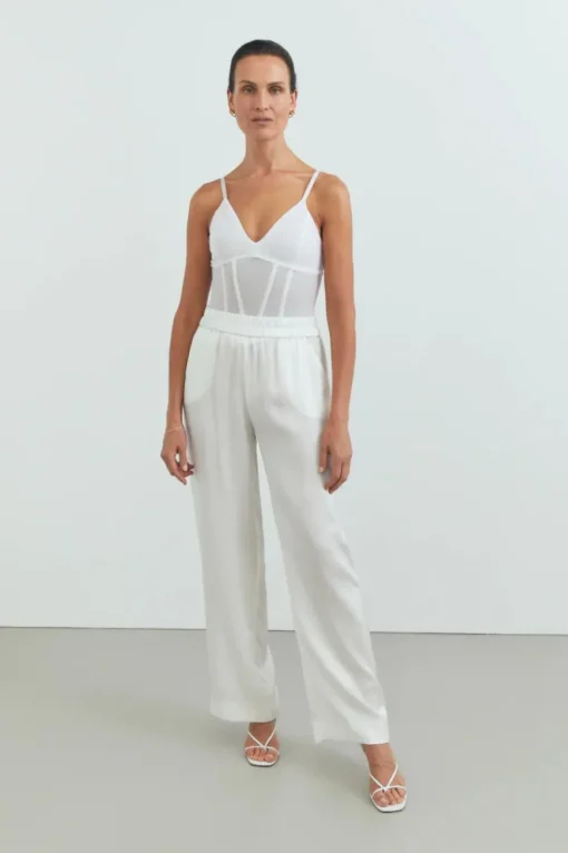 Omega Bustier White