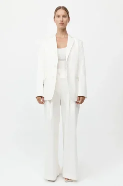 Origami Pocket Blazer Off White