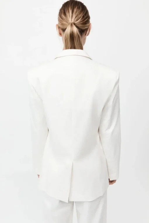 Origami Pocket Blazer Off White