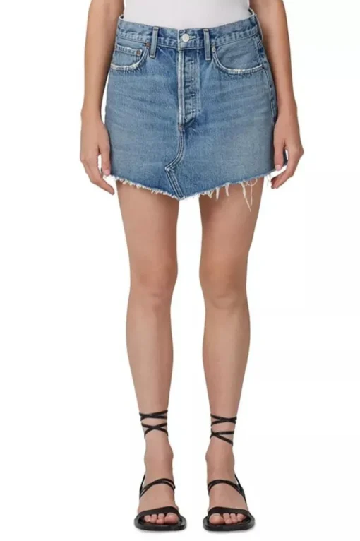 Parker Angled Hem Skirt Entrance