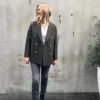 Peacoat Pressed Wool Dark Khaki