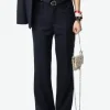 Pistol Trousers 100% Virgin Wool Encre