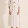 Priam Caftan White
