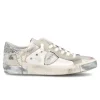 PRSX Low Metal Animalier Blanc Argent