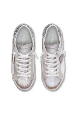 PRSX Low Metal Animalier Blanc Argent